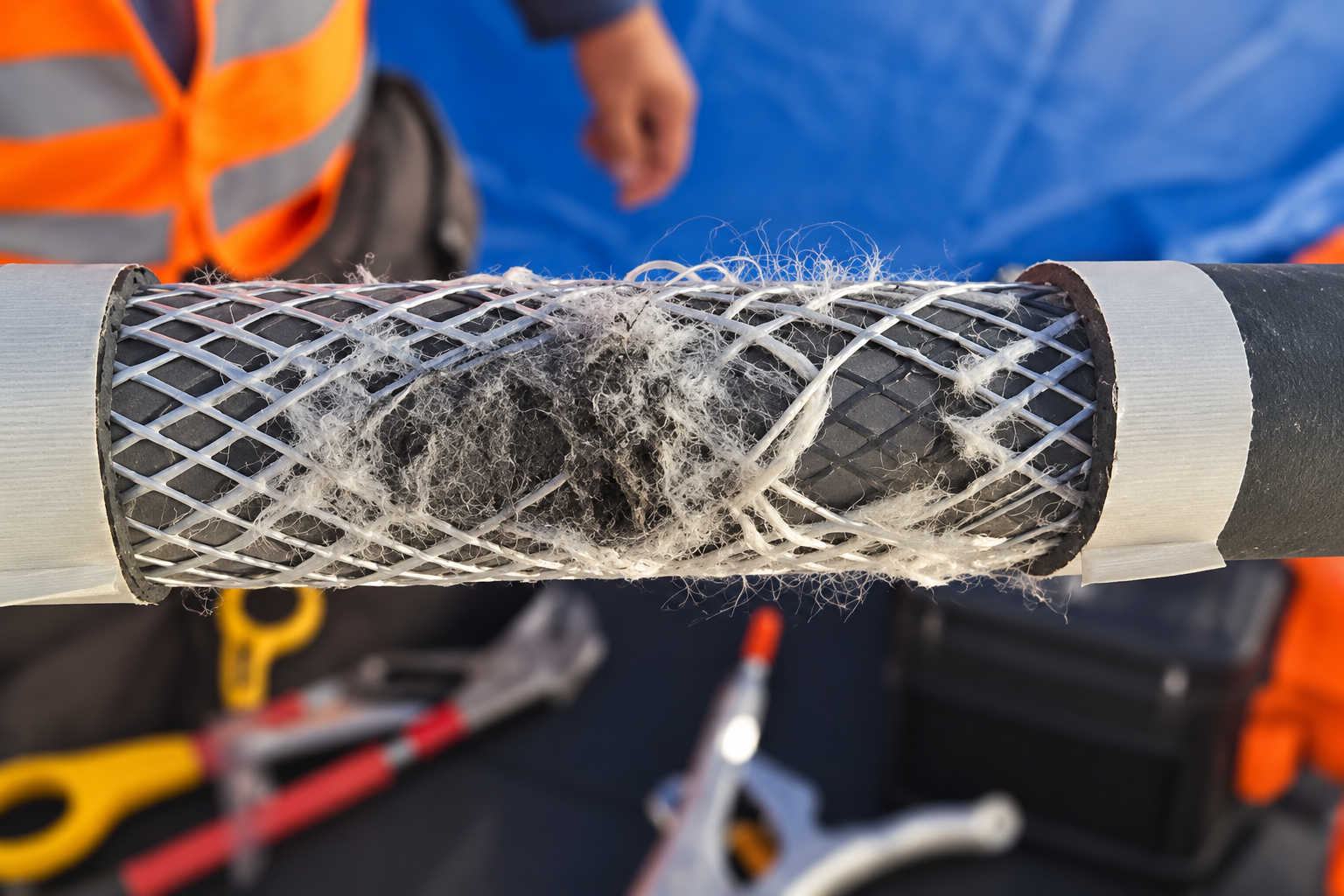 Reparación de cable minero — foto 2